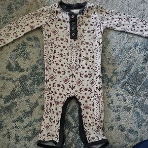 Burts Bees Baby Ruffled One Piece